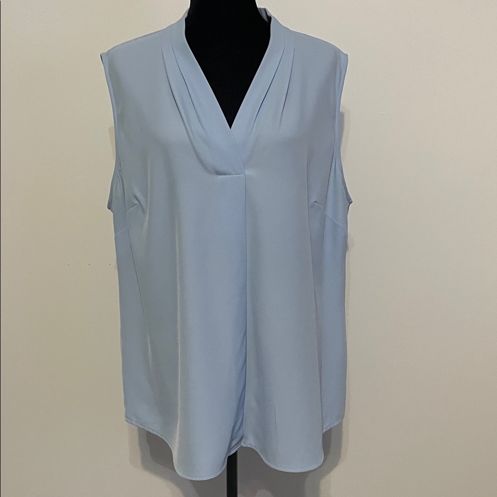 Calvin Klein Elegant Light Blue Sleeveless Women's Top